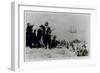 Pilgrims at Plymouth-Clyde O. Deland-Framed Giclee Print