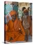 Pilgrims at the Brahma Temple, Followers of the Hindu God of Creation, Pushkar, India-Eitan Simanor-Stretched Canvas