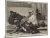 Pilgrims at the Foot of the Obelisk of Sixtus V at Rome-Hippolyte Delaroche-Mounted Giclee Print