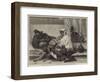 Pilgrims at the Foot of the Obelisk of Sixtus V at Rome-Hippolyte Delaroche-Framed Giclee Print