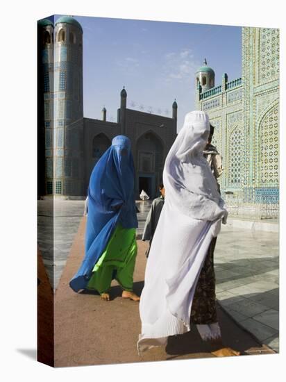 Pilgrims at the Shrine of Hazrat Ali, Mazar-I-Sharif, Afghanistan-Jane Sweeney-Stretched Canvas