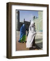 Pilgrims at the Shrine of Hazrat Ali, Mazar-I-Sharif, Afghanistan-Jane Sweeney-Framed Photographic Print