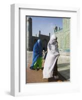 Pilgrims at the Shrine of Hazrat Ali, Mazar-I-Sharif, Afghanistan-Jane Sweeney-Framed Photographic Print