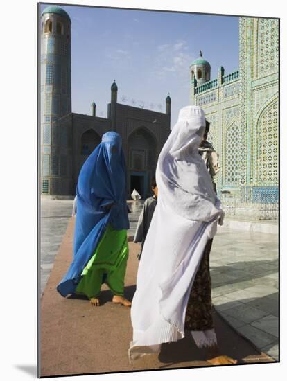 Pilgrims at the Shrine of Hazrat Ali, Mazar-I-Sharif, Afghanistan-Jane Sweeney-Mounted Photographic Print