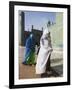 Pilgrims at the Shrine of Hazrat Ali, Mazar-I-Sharif, Afghanistan-Jane Sweeney-Framed Photographic Print