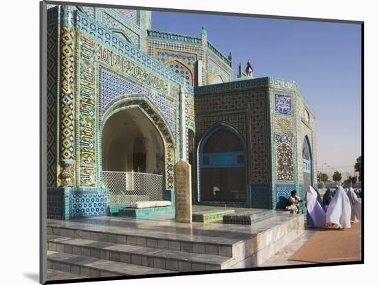 Pilgrims at the Shrine of Hazrat Ali, Mazar-I-Sharif, Afghanistan-Jane Sweeney-Mounted Photographic Print