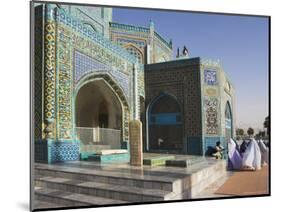 Pilgrims at the Shrine of Hazrat Ali, Mazar-I-Sharif, Afghanistan-Jane Sweeney-Mounted Photographic Print