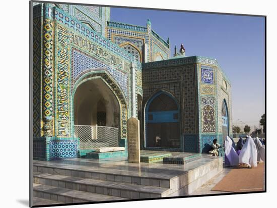 Pilgrims at the Shrine of Hazrat Ali, Mazar-I-Sharif, Afghanistan-Jane Sweeney-Mounted Photographic Print