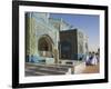 Pilgrims at the Shrine of Hazrat Ali, Mazar-I-Sharif, Afghanistan-Jane Sweeney-Framed Photographic Print