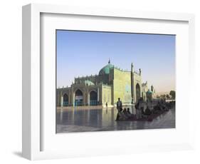 Pilgrims at the Shrine of Hazrat Ali, Mazar-I-Sharif, Afghanistan-Jane Sweeney-Framed Photographic Print