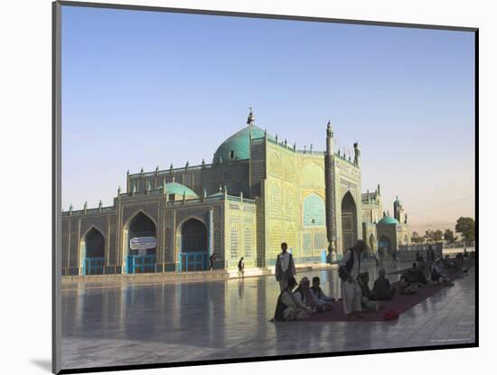 Pilgrims at the Shrine of Hazrat Ali, Mazar-I-Sharif, Afghanistan-Jane Sweeney-Mounted Photographic Print