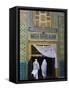 Pilgrims at the Shrine of Hazrat Ali, Mazar-I-Sharif, Afghanistan-Jane Sweeney-Framed Stretched Canvas