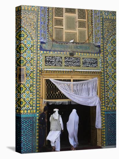 Pilgrims at the Shrine of Hazrat Ali, Mazar-I-Sharif, Afghanistan-Jane Sweeney-Stretched Canvas