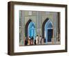 Pilgrims at the Shrine of Hazrat Ali, Who was Assassinated in 661, Mazar-I-Sharif, Afghanistan-Jane Sweeney-Framed Photographic Print