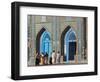 Pilgrims at the Shrine of Hazrat Ali, Who was Assassinated in 661, Mazar-I-Sharif, Afghanistan-Jane Sweeney-Framed Photographic Print