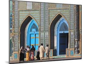 Pilgrims at the Shrine of Hazrat Ali, Who was Assassinated in 661, Mazar-I-Sharif, Afghanistan-Jane Sweeney-Mounted Photographic Print