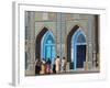 Pilgrims at the Shrine of Hazrat Ali, Who was Assassinated in 661, Mazar-I-Sharif, Afghanistan-Jane Sweeney-Framed Photographic Print