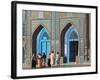 Pilgrims at the Shrine of Hazrat Ali, Who was Assassinated in 661, Mazar-I-Sharif, Afghanistan-Jane Sweeney-Framed Photographic Print