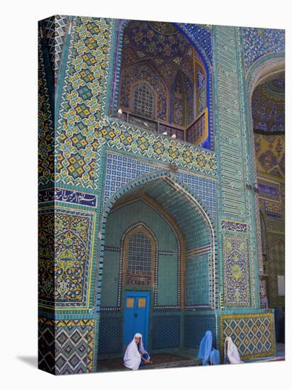 Pilgrims at the Shrine of Hazrat Ali, Who was Assassinated in 661, Mazar-I-Sharif, Afghanistan-Jane Sweeney-Stretched Canvas
