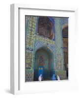 Pilgrims at the Shrine of Hazrat Ali, Who was Assassinated in 661, Mazar-I-Sharif, Afghanistan-Jane Sweeney-Framed Photographic Print