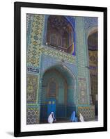 Pilgrims at the Shrine of Hazrat Ali, Who was Assassinated in 661, Mazar-I-Sharif, Afghanistan-Jane Sweeney-Framed Photographic Print