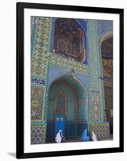 Pilgrims at the Shrine of Hazrat Ali, Who was Assassinated in 661, Mazar-I-Sharif, Afghanistan-Jane Sweeney-Framed Photographic Print