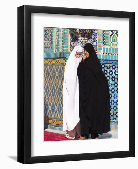 Pilgrims at the Shrine of Hazrat Ali, Who was Assassinated in 661, Mazar-I-Sharif, Afghanistan-Jane Sweeney-Framed Photographic Print