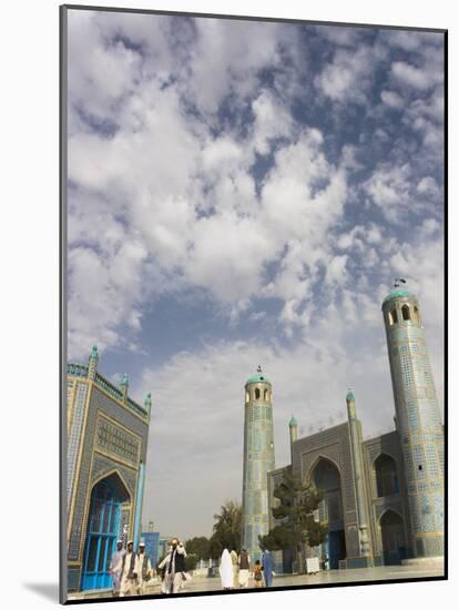 Pilgrims at the Shrine of Hazrat Ali, Who was Assassinated in 661, Mazar-I-Sharif, Afghanistan-Jane Sweeney-Mounted Photographic Print