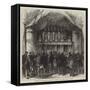 Pilgrims at the Shrine of St Edmund of Canterbury, in the Abbey Church of Pontigny-null-Framed Stretched Canvas