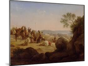 Pilgrims before Jerusalem, 1831-Nikanor Grigoryevich Chernetsov-Mounted Giclee Print