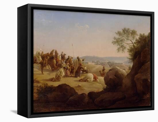 Pilgrims before Jerusalem, 1831-Nikanor Grigoryevich Chernetsov-Framed Stretched Canvas