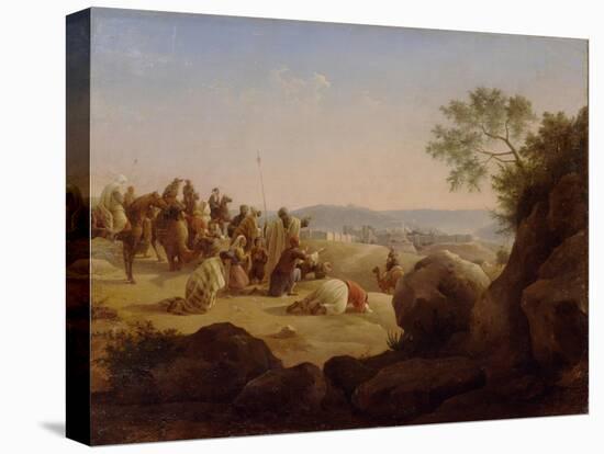 Pilgrims before Jerusalem, 1831-Nikanor Grigoryevich Chernetsov-Stretched Canvas