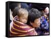 Pilgrims, Buddhist Festival (Tsechu), Trashi Chhoe Dzong, Thimphu, Bhutan-Angelo Cavalli-Framed Stretched Canvas