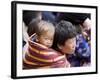 Pilgrims, Buddhist Festival (Tsechu), Trashi Chhoe Dzong, Thimphu, Bhutan-Angelo Cavalli-Framed Photographic Print