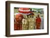 Pilgrims celebrating Meskel Festival, Lalibela, Ethiopia-Keren Su-Framed Photographic Print