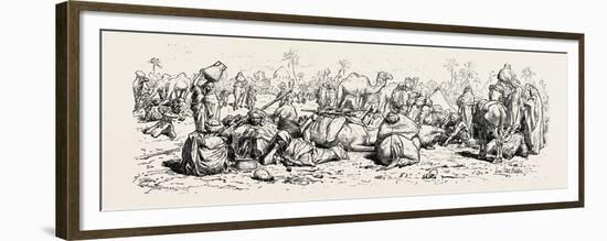 Pilgrims. Egypt, 1879-null-Framed Premium Giclee Print