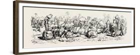 Pilgrims. Egypt, 1879-null-Framed Premium Giclee Print