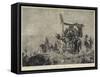 Pilgrims En Route to Mecca-Richard Beavis-Framed Stretched Canvas