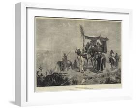 Pilgrims En Route to Mecca-Richard Beavis-Framed Giclee Print