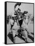 Pilgrims Gathering For Kumbh Mela, a Hindu Religious Celebration-James Burke-Framed Stretched Canvas