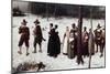 Pilgrims Going to Church-George Henry Boughton-Mounted Giclee Print