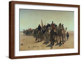 Pilgrims Going to Mecca, 1861-Leon-Auguste-Adolphe Belly-Framed Giclee Print