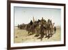 Pilgrims Going to Mecca (Pélerins Allant À La Mecque)-Leon-Auguste-Adolphe Belly-Framed Art Print