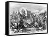 Pilgrims of the Plains, Pub. 1871-Alfred R. Waud-Framed Stretched Canvas