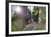 Pilgrims on Daimon-Zaka Nachi Tokaido Pilgrimage Route, Wakayama Prefecture, Honshu, Japan, Asia-Christian Kober-Framed Photographic Print