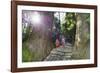 Pilgrims on Daimon-Zaka Nachi Tokaido Pilgrimage Route, Wakayama Prefecture, Honshu, Japan, Asia-Christian Kober-Framed Photographic Print