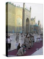 Pilgrims Outside the Shrine of Hazrat Ali, Who was Assissinated in 661, Mazar-I-Sharif, Afghanistan-Jane Sweeney-Stretched Canvas