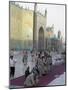 Pilgrims Outside the Shrine of Hazrat Ali, Who was Assissinated in 661, Mazar-I-Sharif, Afghanistan-Jane Sweeney-Mounted Photographic Print