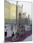 Pilgrims Outside the Shrine of Hazrat Ali, Who was Assissinated in 661, Mazar-I-Sharif, Afghanistan-Jane Sweeney-Mounted Photographic Print