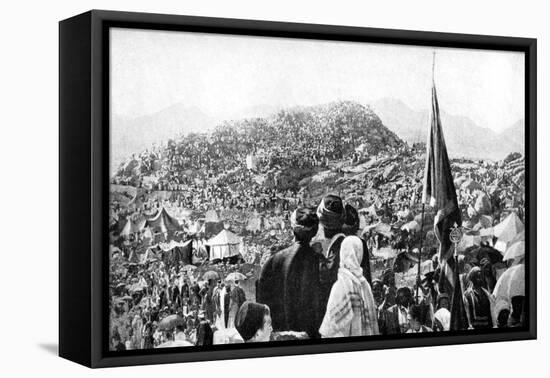 Pilgrims Performing the Wukuf, Mount Arafat, Saudi Arabia, 1922-null-Framed Stretched Canvas